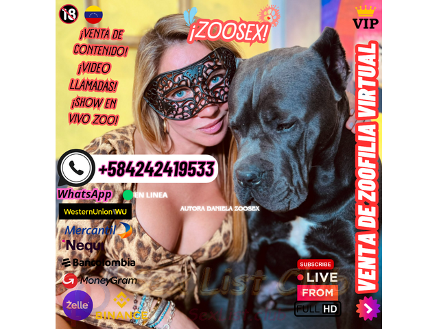 ZOOFILIA VIRTUAL PORNO A LA VENTA DISPONIBLE LAS 24 HORAS VIP CONTACTA